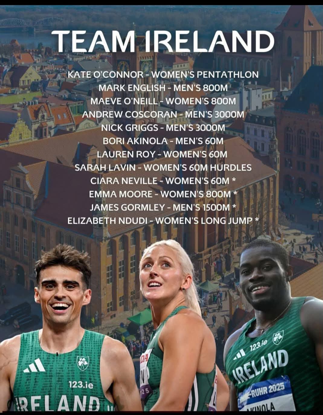 Maeve O’Neill Selected to Represent Ireland at World Indoor Athletics Championships